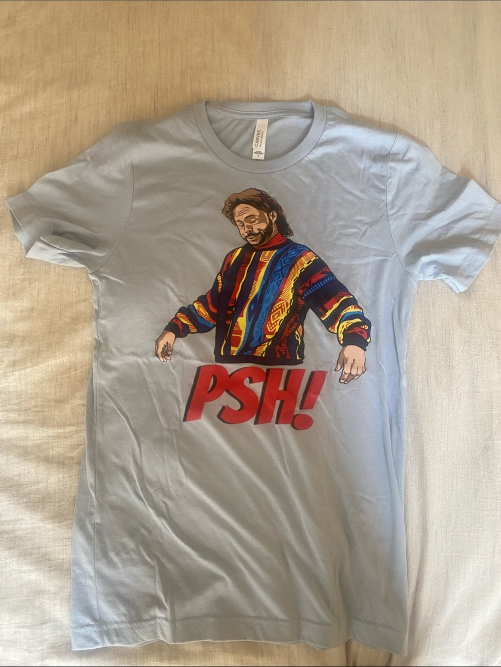 Ed BassBella PSH  Canvas Light Blue Men’s Tee!